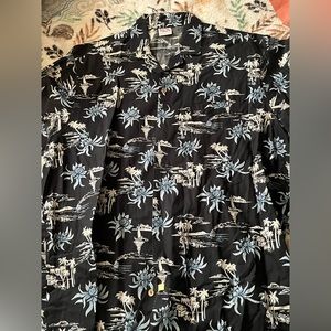3XL Barefoot In Paradise Short Sleeve Dress Shirt